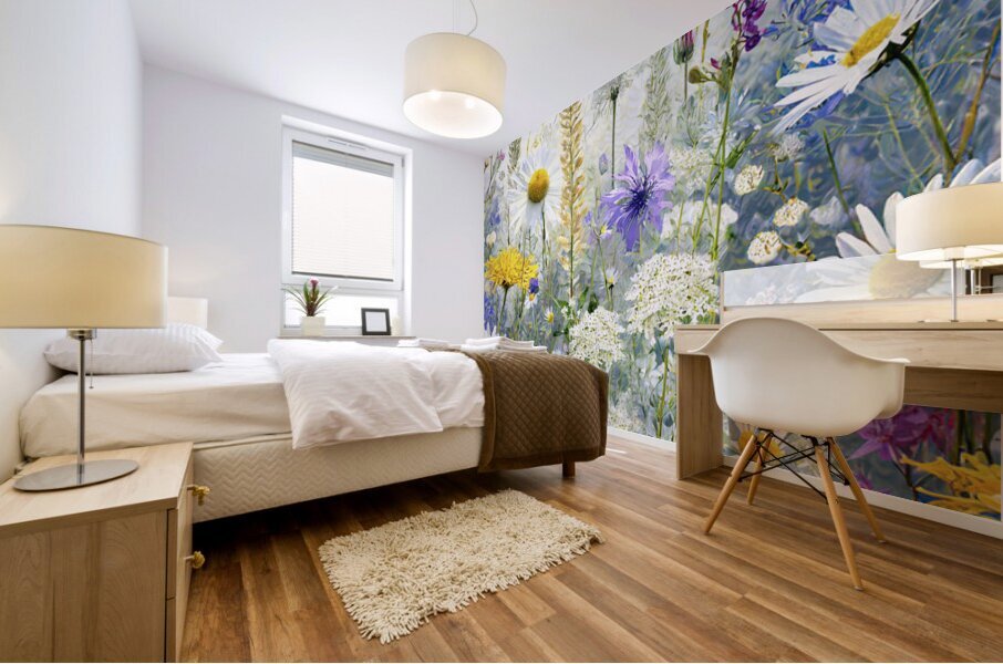 Meadow in Bloom  Mural print