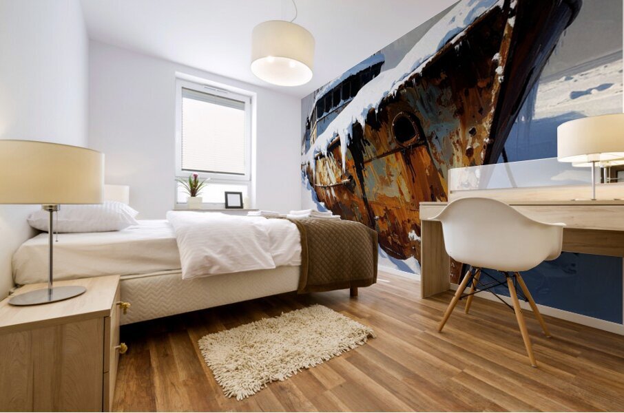 Stuck and Rusted Mural print