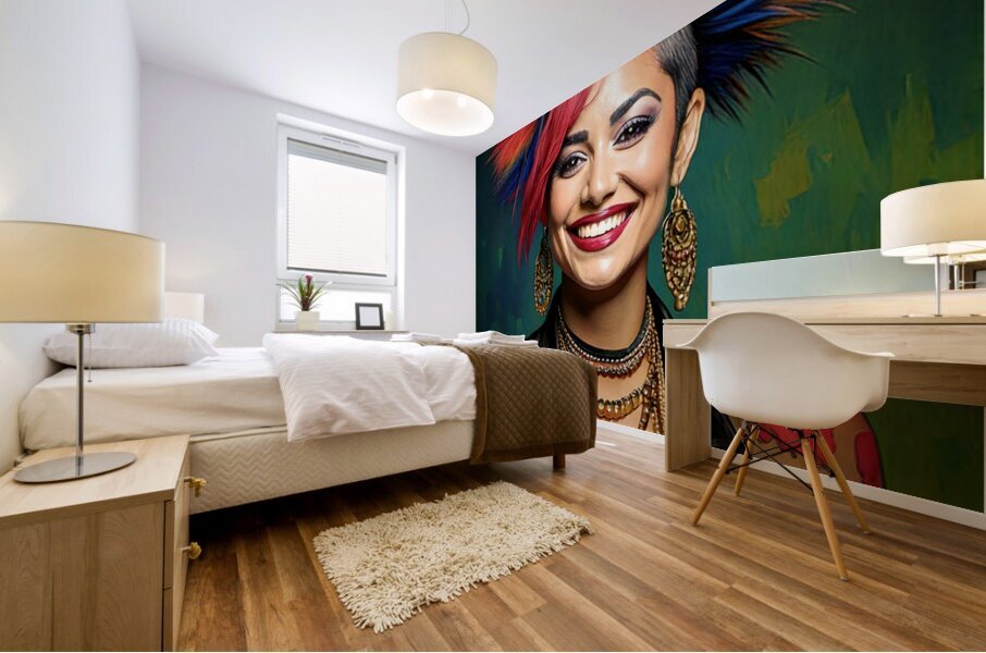 Whatever Makes You Happy Mural print