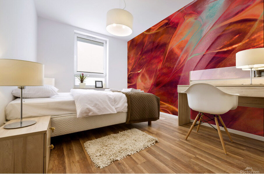 Go with the Flow Mural print