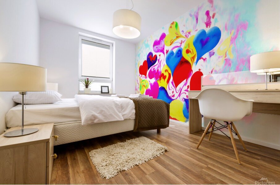 Let Your Heart Dance Mural print