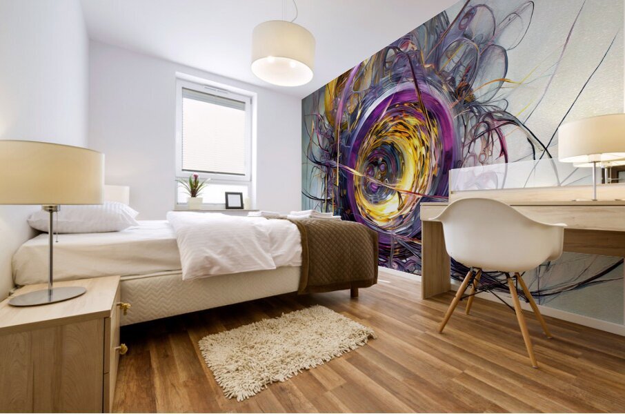 Under the Microscope Mural print