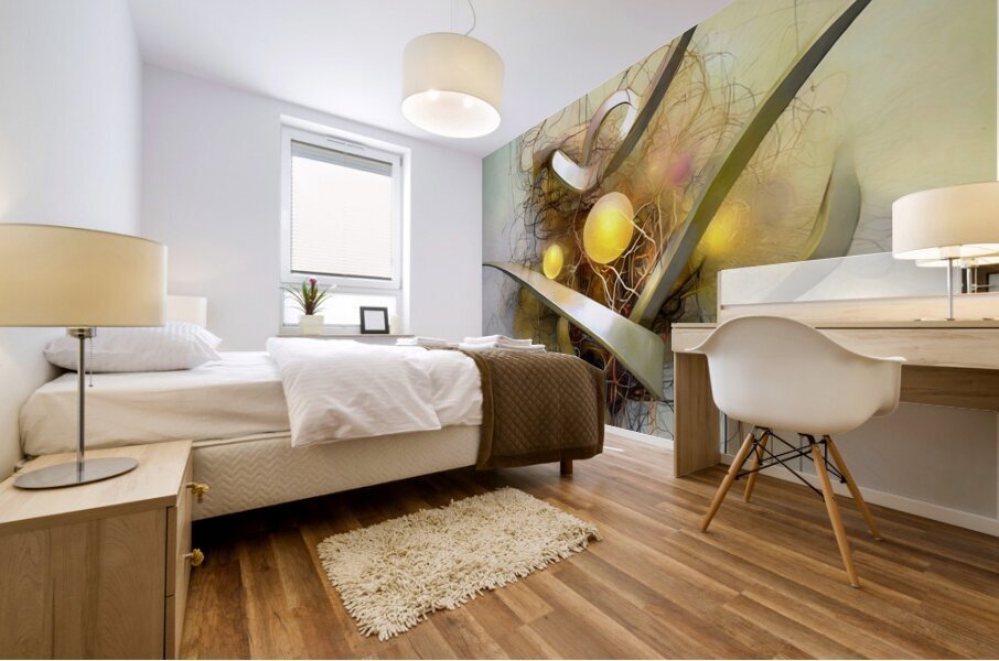 Sun and Moon Mural print