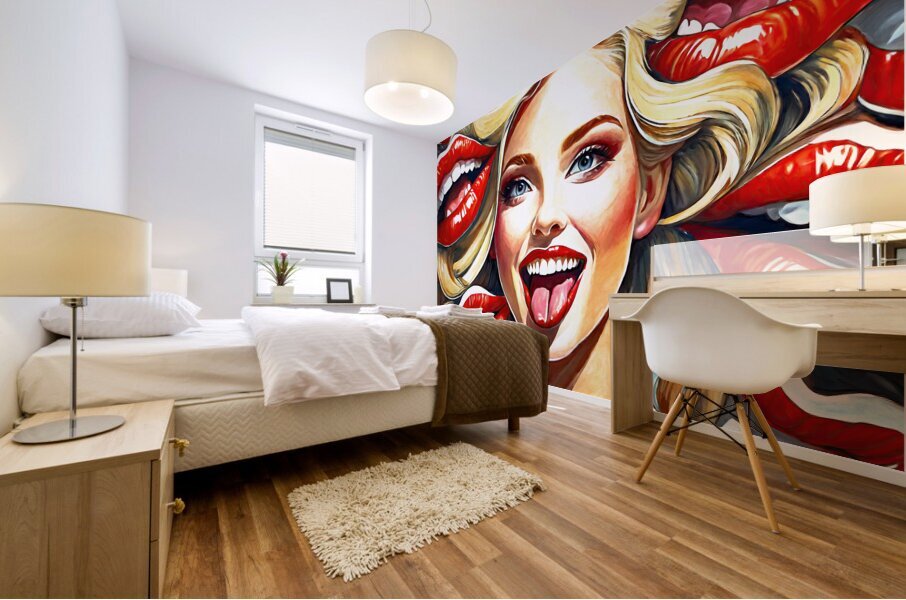 Being Bad Mural print