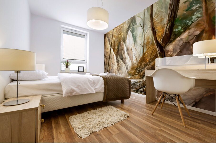 Below the Escarpment Mural print