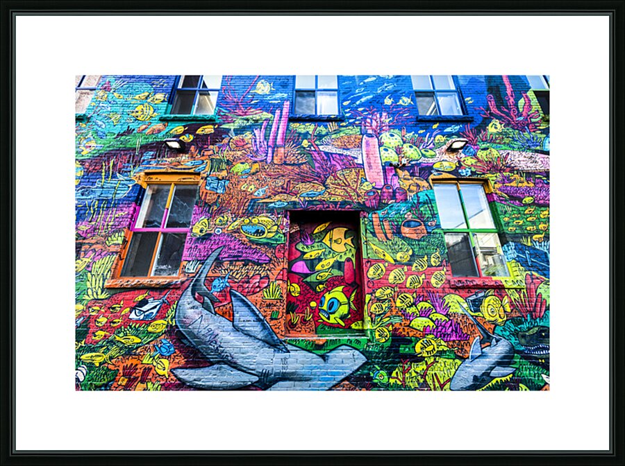 Graffiti Alley in Toronto Picture Frame print