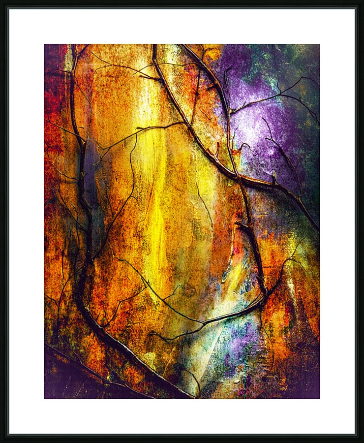 Twists and Turns On Abstract Picture Frame print