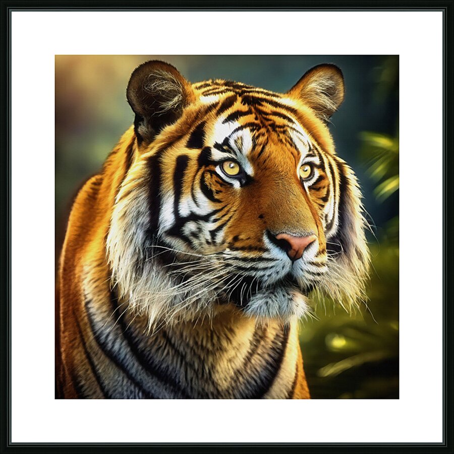 Tiger Picture Frame print