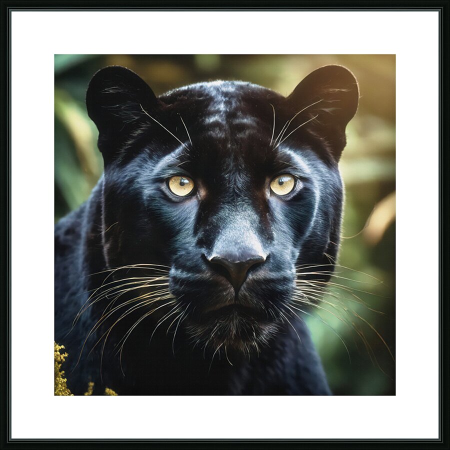 Black Panther  Picture Frame print