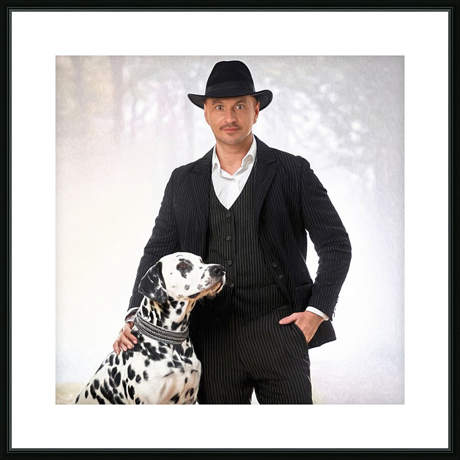 Proud Dalmation Picture Frame print