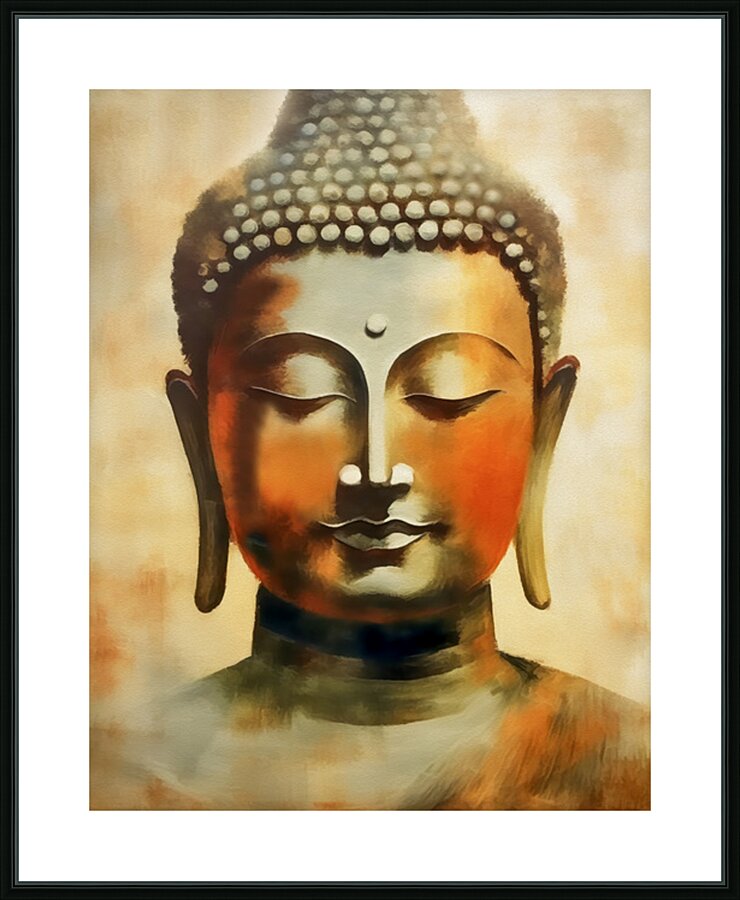 .Buddah Statue Picture Frame print