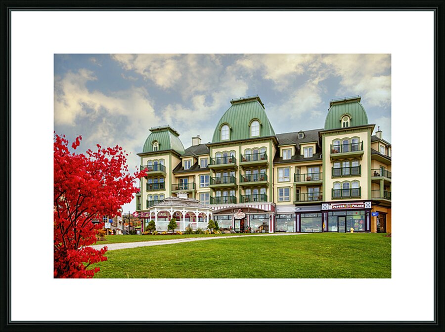 Blue Mountain Resort Shopping Picture Frame print