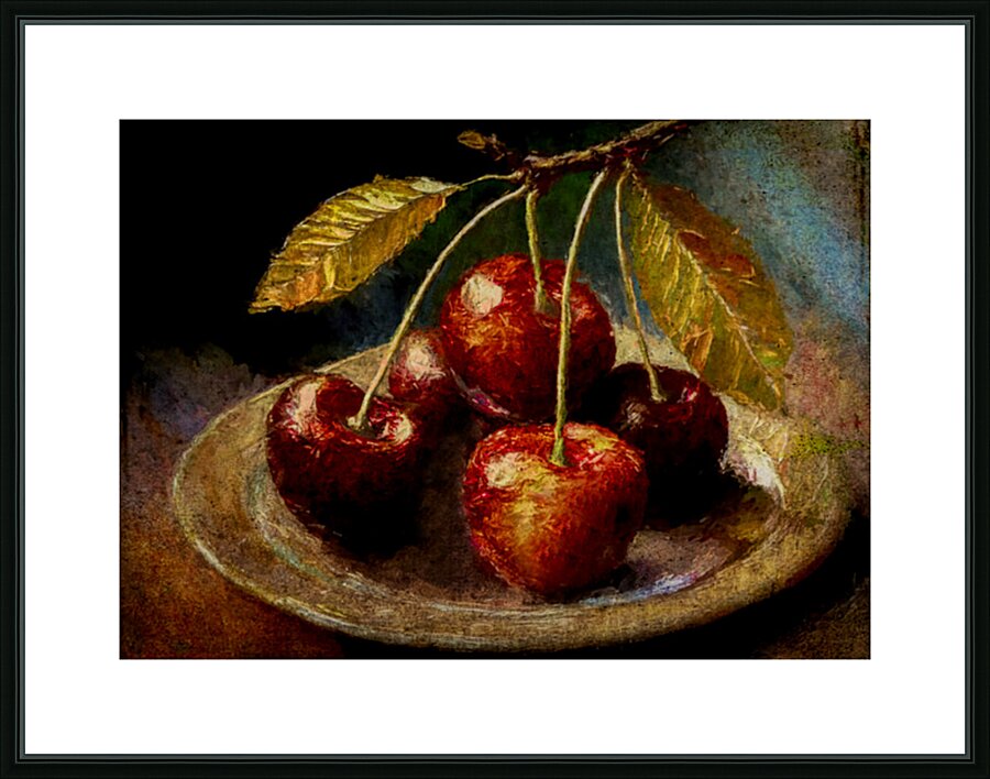 Cherries Just Picked Picture Frame print