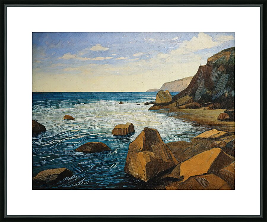 Rocky Shore Picture Frame print