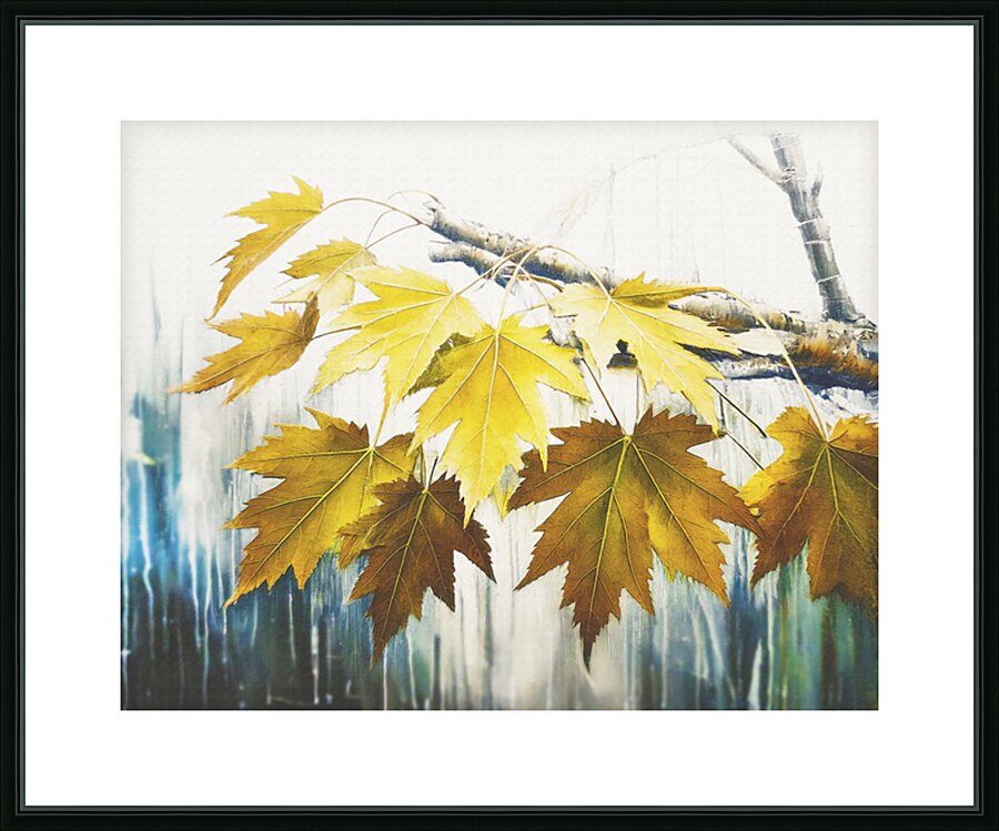 Leaves Almost Gone Picture Frame print