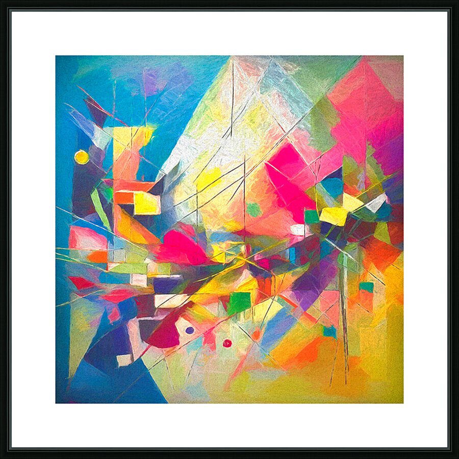 Happiness All Over the Place Picture Frame print