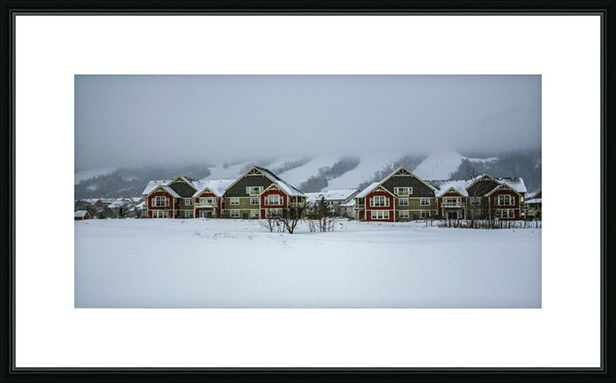 BLUE MOUNTAIN CHALETS Picture Frame print