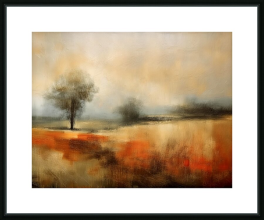 VINTAGE LANDSCAPE Picture Frame print