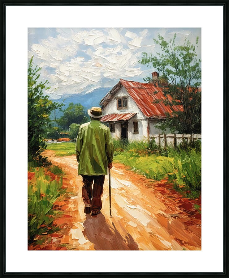 Almost Home Picture Frame print