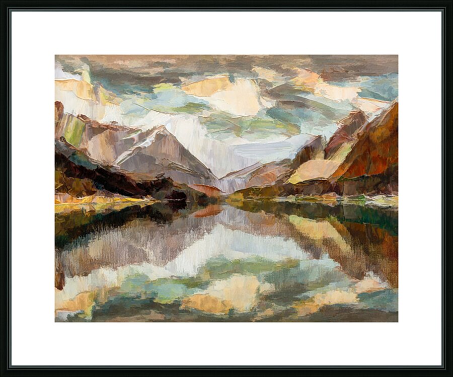 Mountains in My Mind Picture Frame print