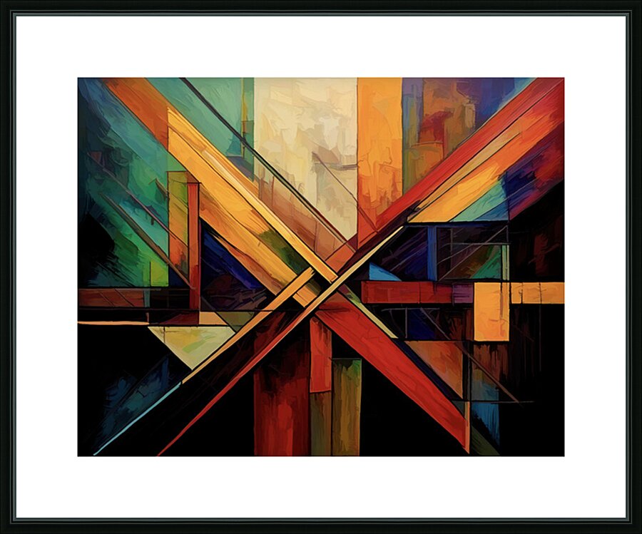 Abstract Design Picture Frame print