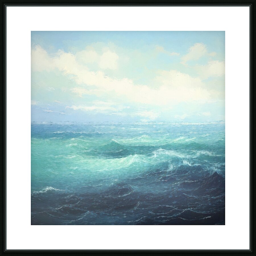Sky and Sea Picture Frame print