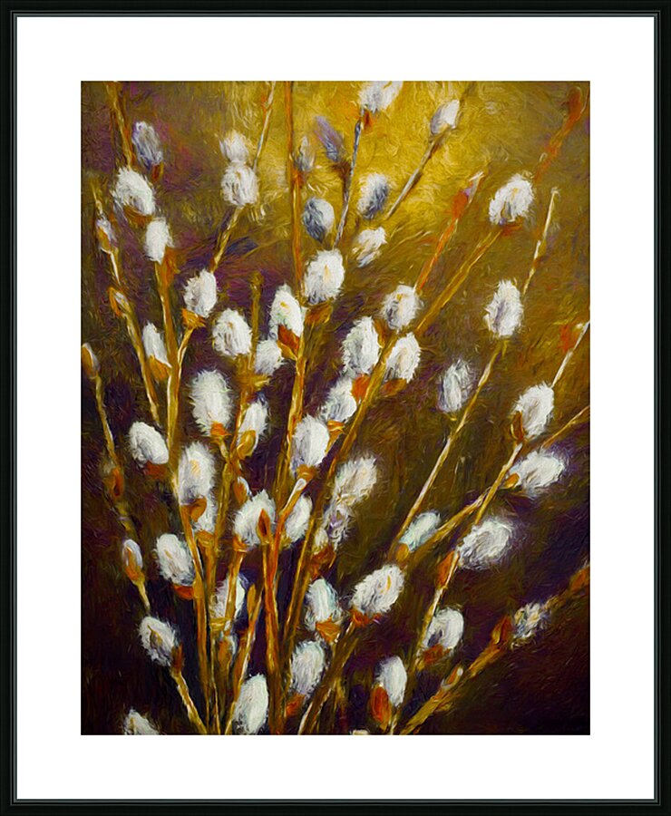 Pussywillows  Picture Frame print