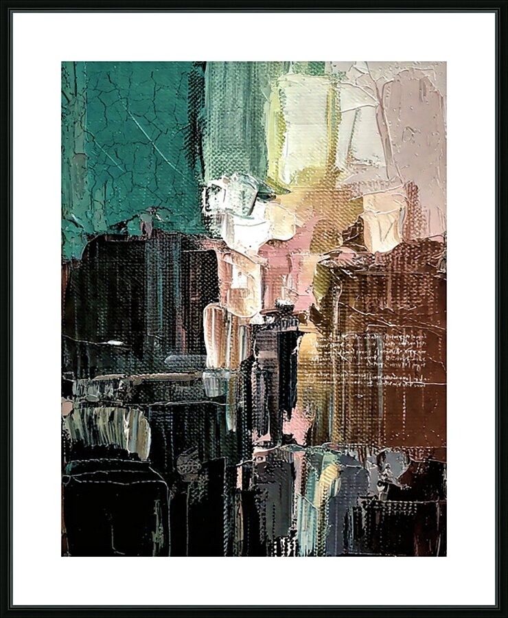 Darker Contemporary Picture Frame print