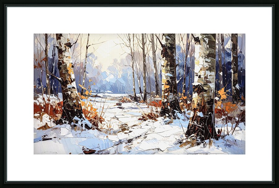 Birch Tree Bottoms Picture Frame print