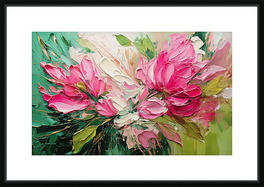 Pink Blossoms Everywhere Picture Frame print
