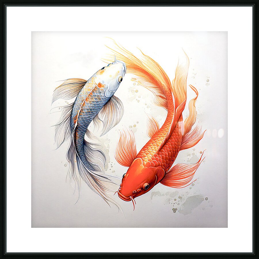 Koi Merry-Go-Round Picture Frame print