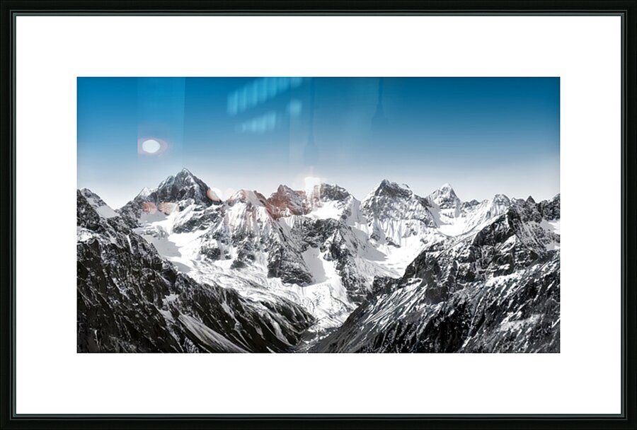 Overlooking the Rockies Picture Frame print