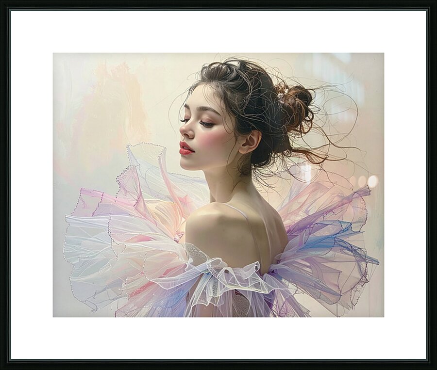 Completely Lost in Her Dance Picture Frame print