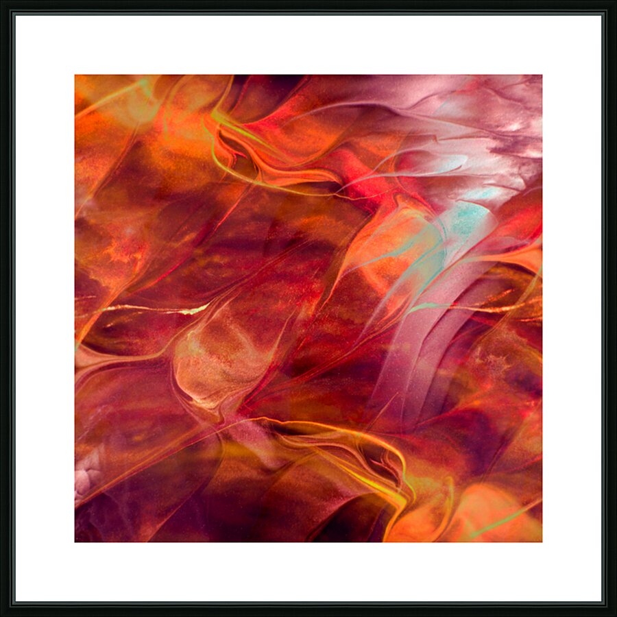 Go with the Flow Picture Frame print