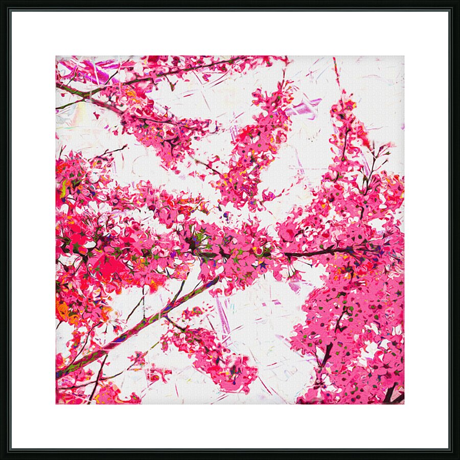 Sakura Tree with Cherry Blossoms Picture Frame print