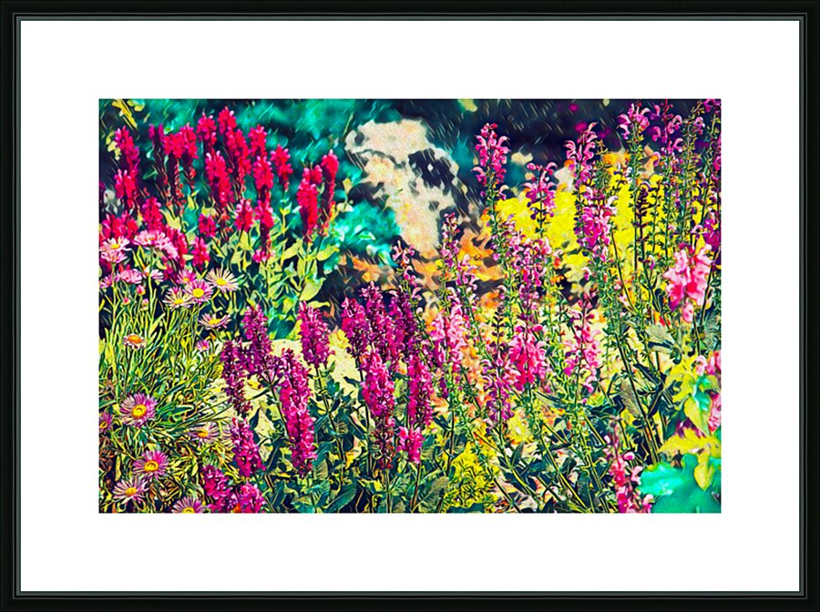 Abstract Flowers Without Limits Picture Frame print