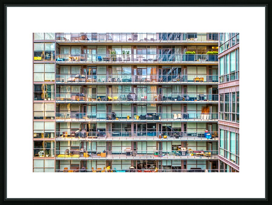 View from My Home Office Window Picture Frame print