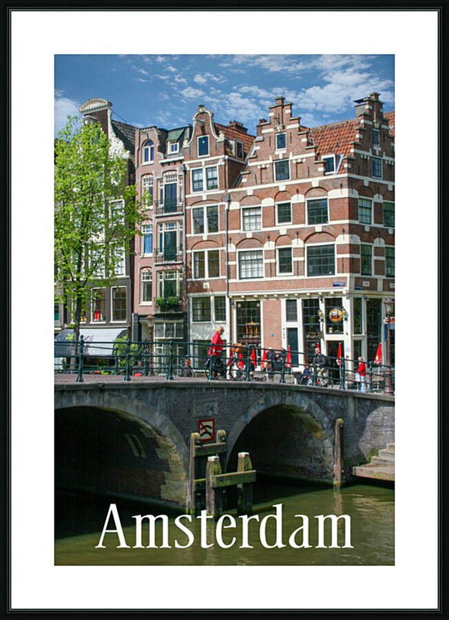 Drawbridge - Lekkeresluis Brug 59  Picture Frame print