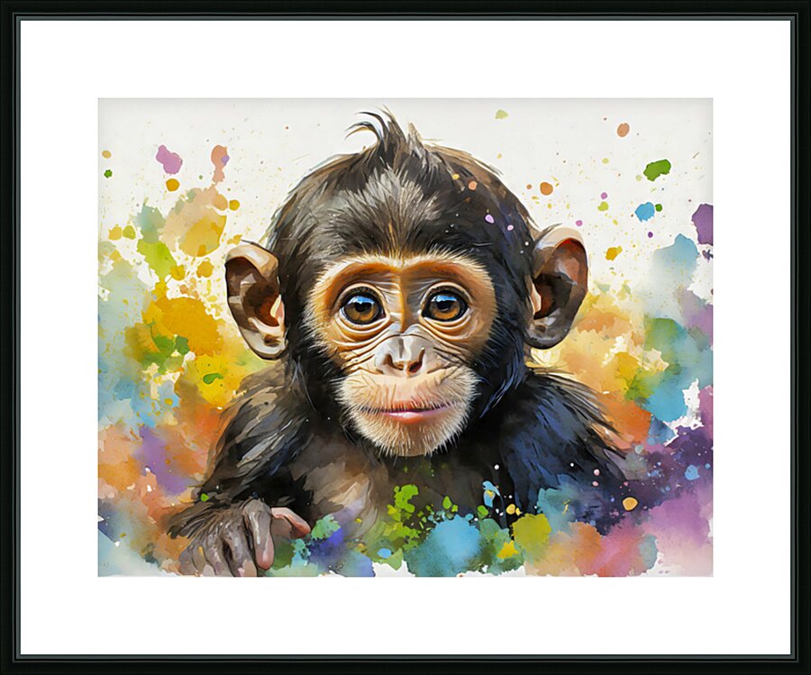 Monkey Business Picture Frame print
