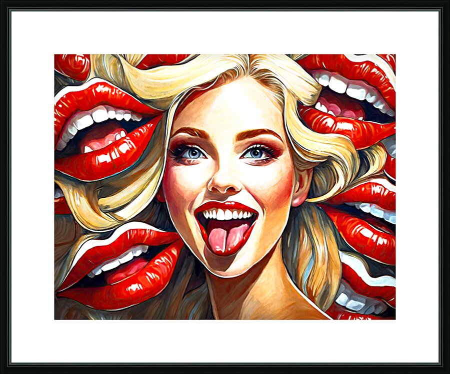 Being Bad Picture Frame print