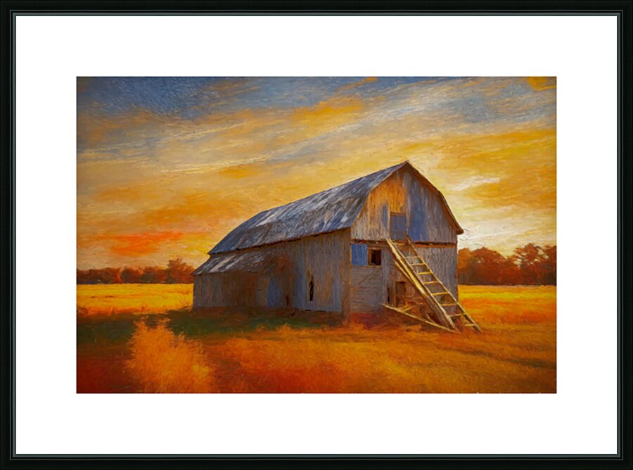 Abandoned Barn Picture Frame print