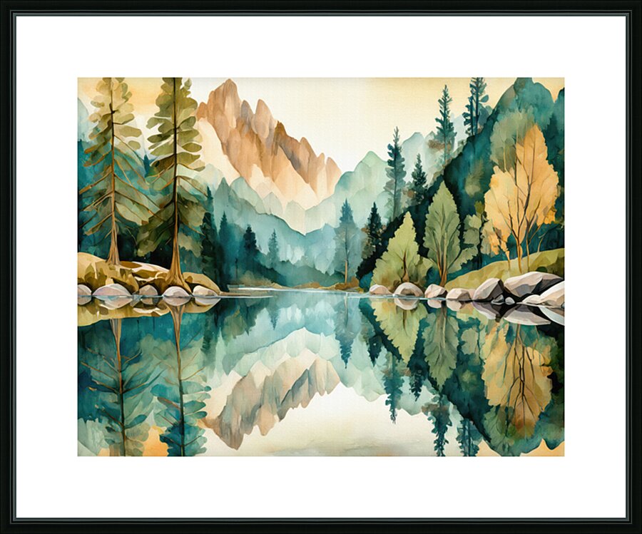 Colors of Clean and Fresh Picture Frame print