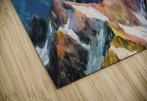 Austrian Alps Sunset Thea Menagh puzzle