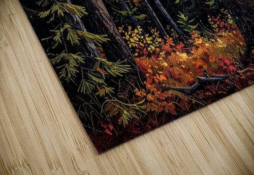 Dense Dark Fall Forest Thea Menagh puzzle