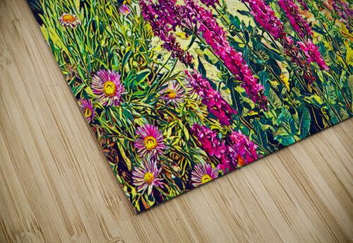 Abstract Flowers Without Limits Thea Menagh puzzle