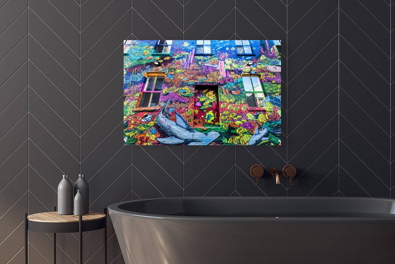 Graffiti Alley in Toronto Reproduction