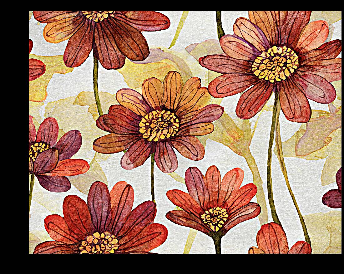 Abstract Flowers Reproduction