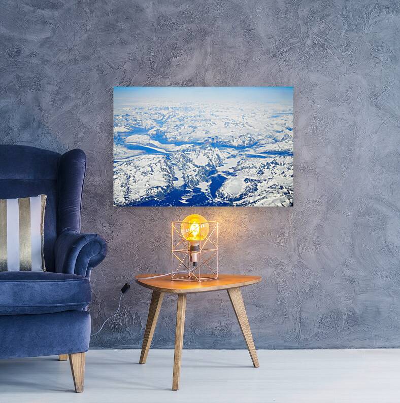 Flying Over Greenland Reproduction