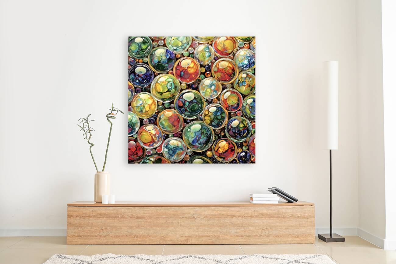 Glass Marbles Not Perfecty Round Reproduction