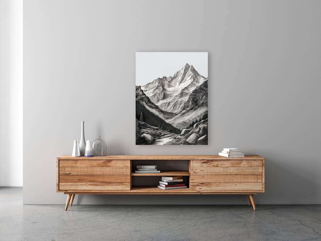 Mount Everest Etch Reproduction